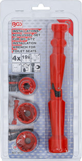 INSTALLATION WRENCH | FOR WC SEAT | 4 PCS. (9599)