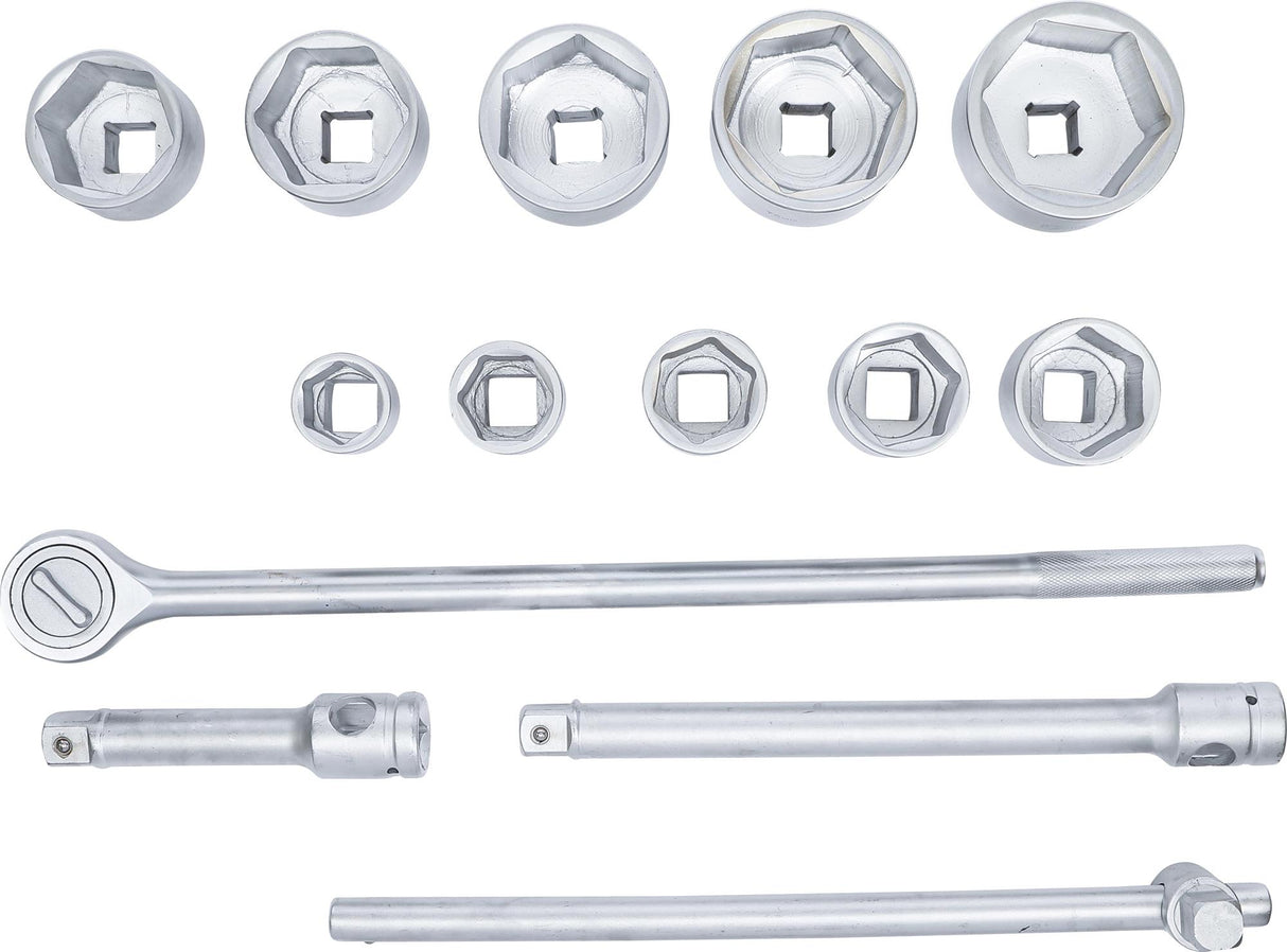 SOCKET SET | 25 MM (1") DRIVE | 36-80 MM | 15 PCS. (15111)