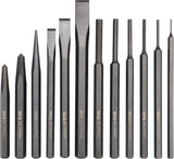 12PCS -COLD CHISELS, PIN & SOLID PUNCHES (YT-4714)