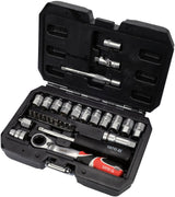 GO THROUGH SOCKET SET SPLINE 1/4 (YT-38650)