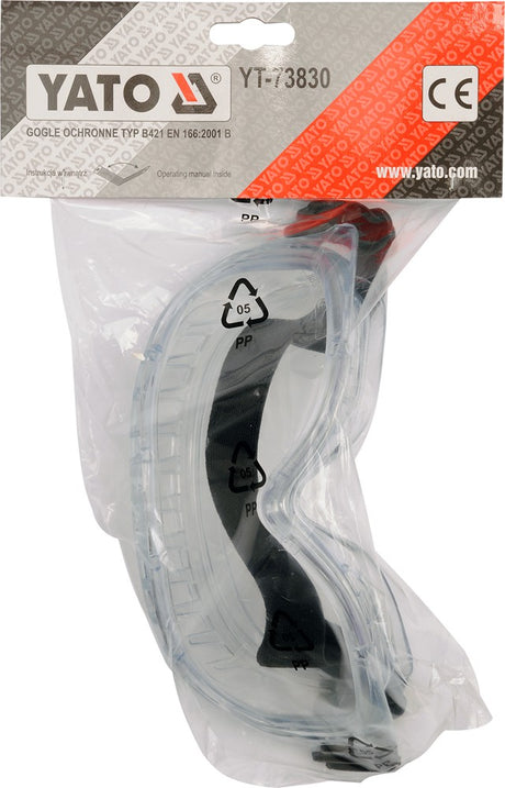 SAFETY GOGGLES CLEAR (YT-73830)