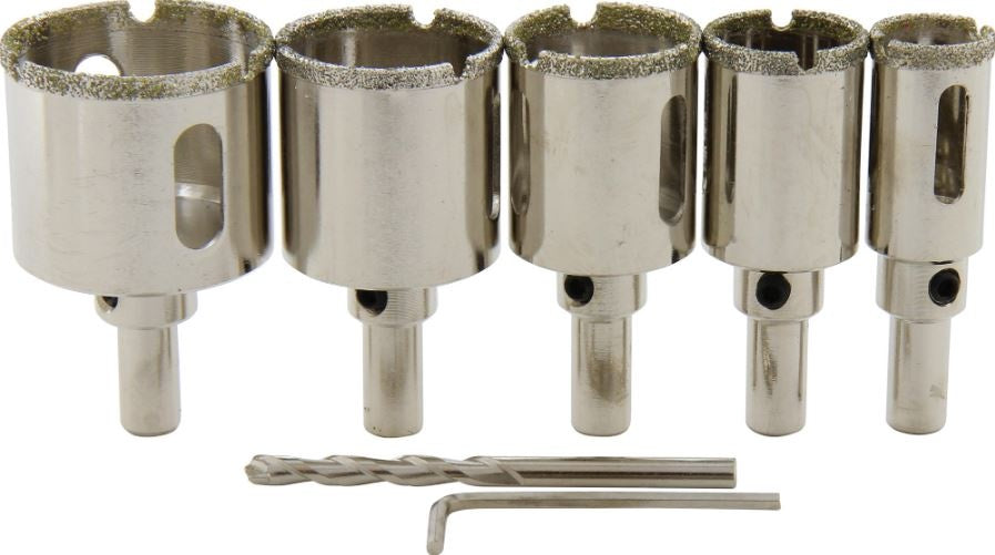 DIAMOND CORE BIT SET | 25-41 MM | 5 PCS. (DHD05)