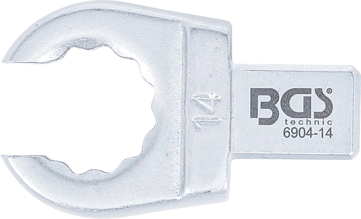 PUSH FIT RING SPANNER | OPEN TYPE | 14 MM | SQUARE SIZE 9 X 12 MM (6904-14)