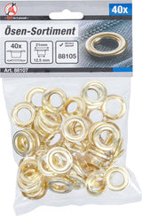 EYELET ASSORTMENT | 12.5 X 21 MM | 40 PCS. (88107)