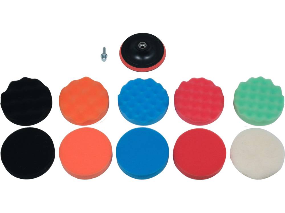 POLISHING PAD KIT 125MM M14 12PCS (YT-47931)