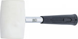 RUBBER HAMMER | METAL HANDLE | WHITE HEAD | Ø 48 MM | 250 G (70139)