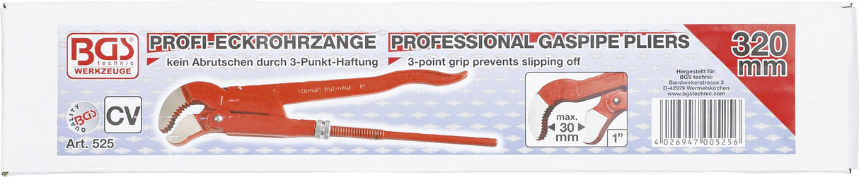 GASPIPE PLIERS | 1" | 3-POINT GRIP (525)