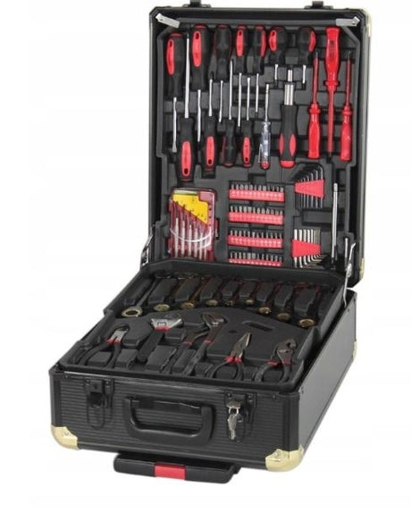 TOOL SET IN ALUMINUM CASE | RATCHETING WRENCHES | WITH WHEELS | 188 PCS. (SK58288)