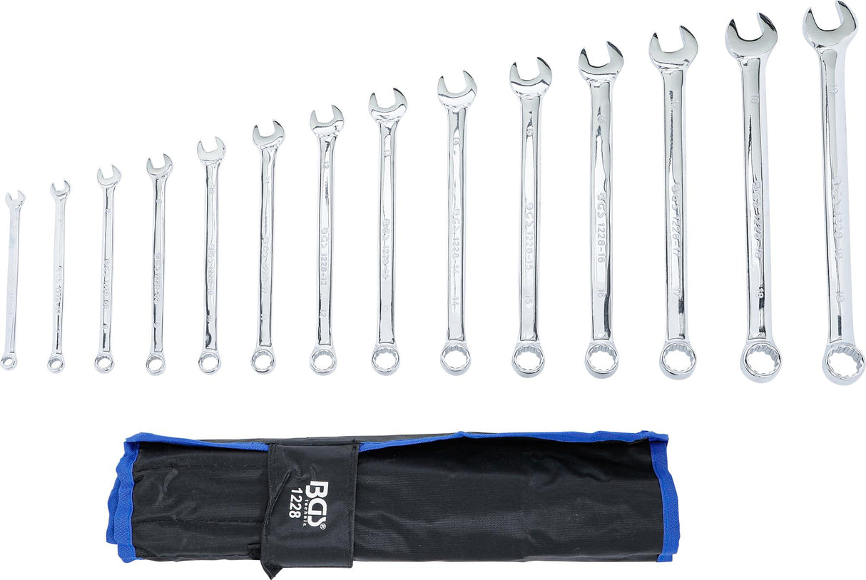 COMBINATION SPANNER SET | EXTRA LONG | 6 - 19 MM | 14 PCS. (1228)