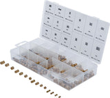 INSERT NUT ASSORTMENT | BRASS | 330 PCS. (85223)