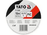 BLACK/YELLOW NON-SLIP PVC TAPE FOR STAIRS AND WALKWAYS | 50 MM X 18 M (YT-72505)