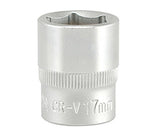 SOCKET 17MM 3/8" 6 PT CV REGULAR (YT-3812)