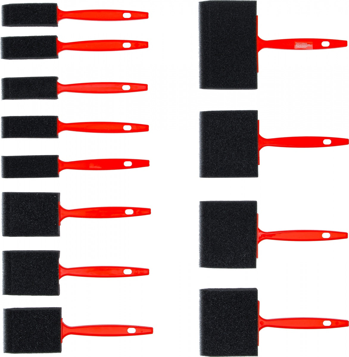 FOAM / SPONGE BRUSH SET | 12 PCS. (76520)