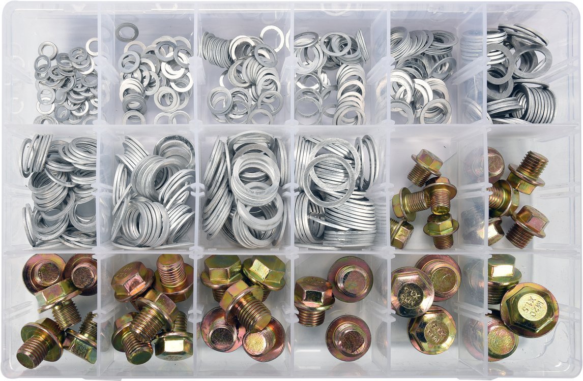 ALU GASKET AND OIL DRAIN PLUG ASSORTMENT (YT-06862)