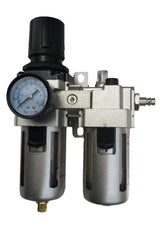 MOISTURE SEPARATOR, REGULATOR WITH PRESSURE GAUGE AND OILER 1/2" (LG-14)