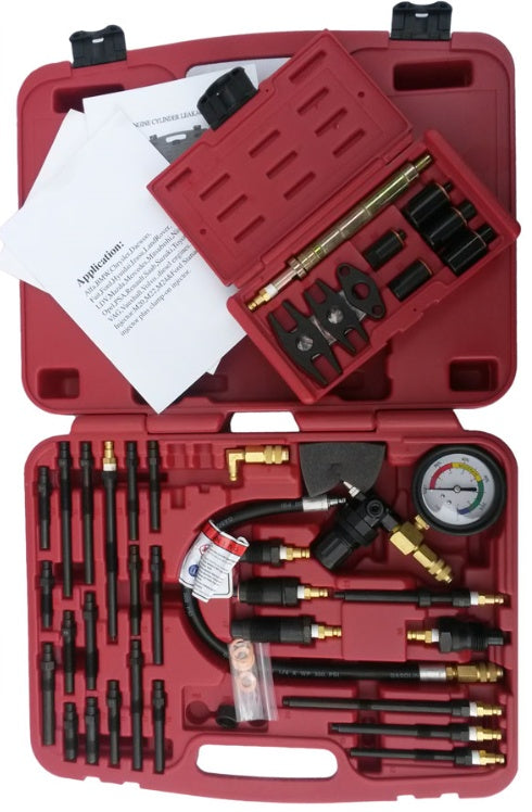 DIESEL AND CYLINDER LEAKAGE TESTER WITH ADAPTERS "STAHLBERG" (HA1706)