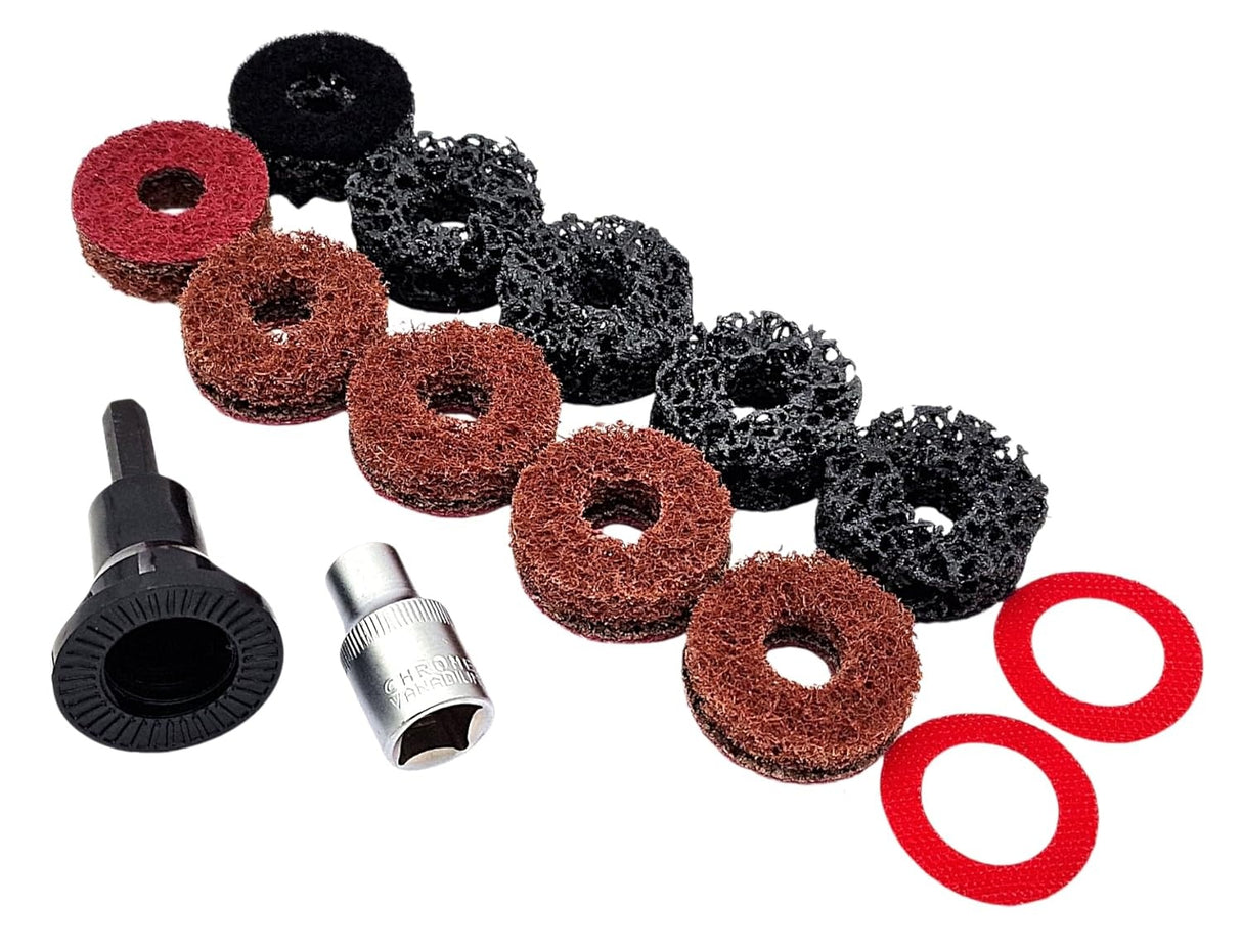 WHEEL HUB GRINDING SET | FOR BOLTS AND NUTS | 14 PCS. (SK7074)
