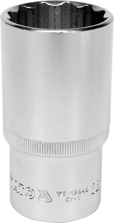 BIHEXAGONAL SOCKET 32MM 1/2" 12PT CV (YT-12949)