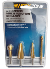 MULTI DRILLING SET | HSS G | TITANIUM COATED | 4 PCS. (SK1617)