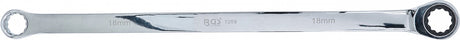 RATCHET RING WRENCH AND RING SPANNER | EXTRA LONG | 18 MM (7258)