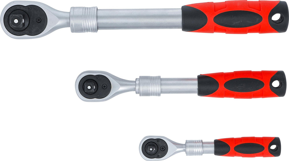 Räikkäavainsarja | teleskoopin | 6,3 mm (1/4") / 10 mm (3/8") / 12,5 mm (1/2") | 3 kpl (72113)