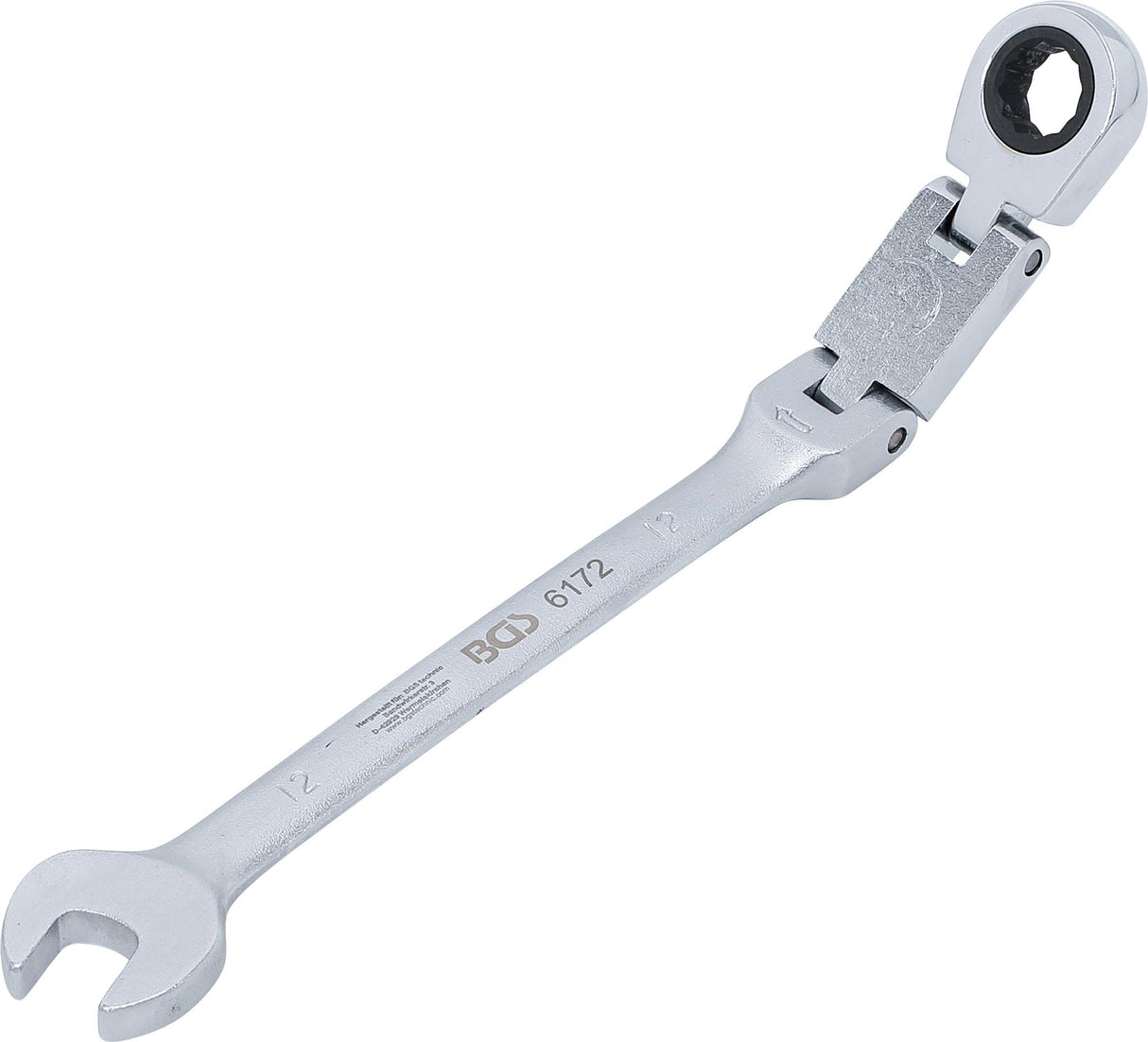 DOUBLE-JOINT RATCHET COMBINATION WRENCH | ADJUSTABLE | 12 MM (6172)