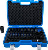IMPACT SOCKET SET, HEXAGON | 12.5 MM (1/2") DRIVE | 9 - 30 MM | 40 PCS. (7280)