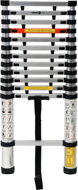 ALU TELESCOPIC LADDER 3,8M 13STEPS (17702)