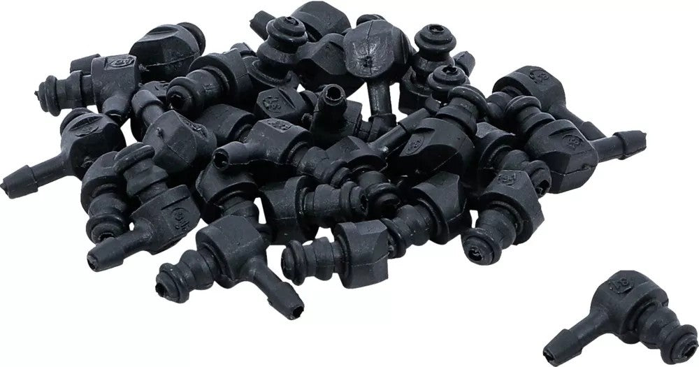 PLASTIC CONNECTOR SET | L-SHAPE | 30 PCS. (8107-22)