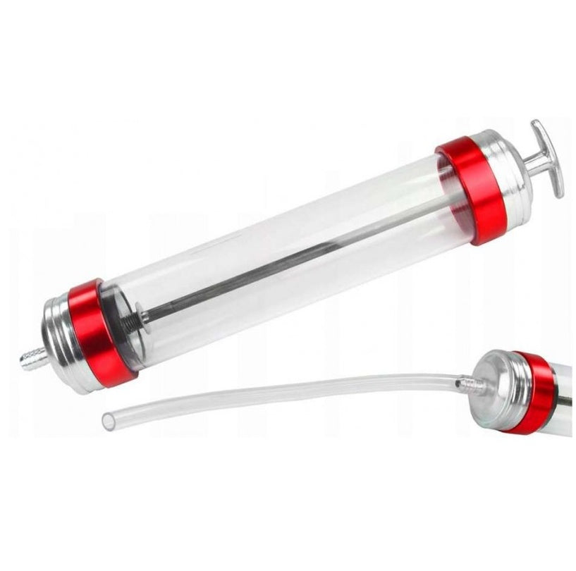 OIL SYRINGE TRANSPARENT | ALUMINUM | 500 ML (SG16PA)