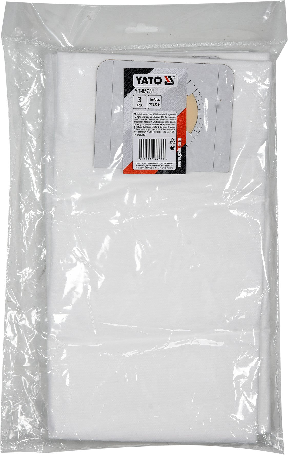 VACUUM CLEANER BAG 3PCS FOR YT-85701 (YT-85731)