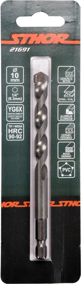 UNIVERSAL DRILL WITH HEX SHANK 10,0MM (21691)