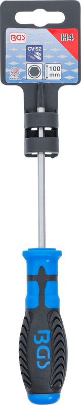 SCREWDRIVER | INTERNAL HEXAGON 4 MM | BLADE LENGTH 100 MM (8629-5)