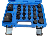 IMPACT BITS FOR TRUCKS | 20 MM (3/4") + 25 MM (1") | 24 PCS. (S11091)