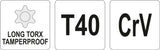 TORX SECURITY KEY LONG T40 (YT-05520)