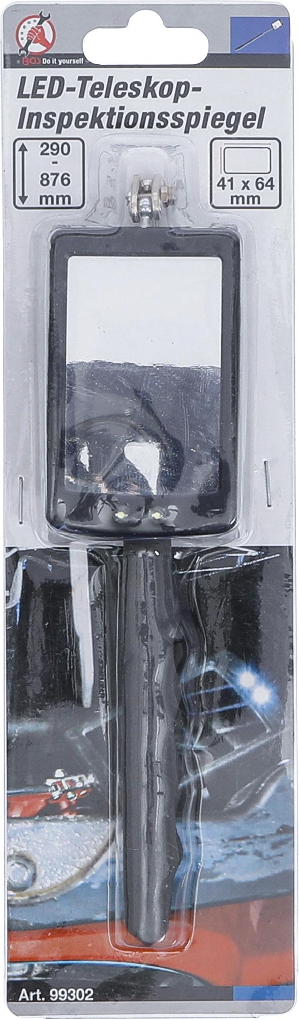 LED TELESCOPE INSPECTION MIRROR | 290 - 876 MM (99302)