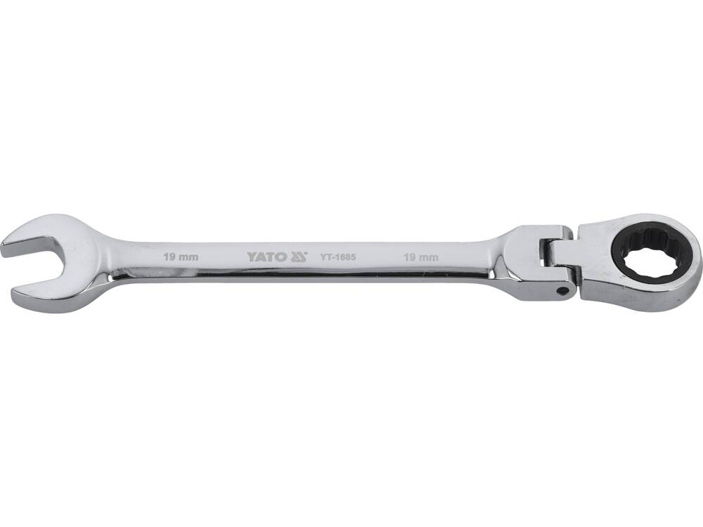 FLEX. RATCHET COMBINATION WRENCH 19MM (YT-1685)