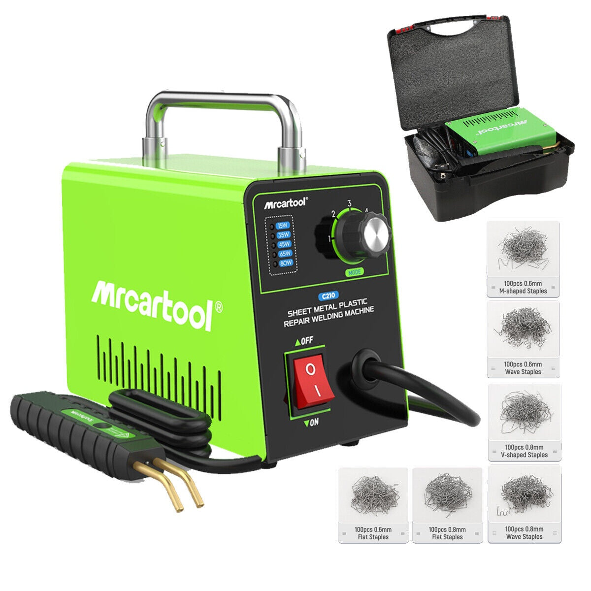 PLASTIC REPAIR SYSTEM/DEVICE | + 600 PCS. STAPLES (HS80W)