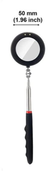 TELESCOPIC INSPECTION MIRROR LED | ROUND | 285-875 MM | Ø 50 MM (LM35T)