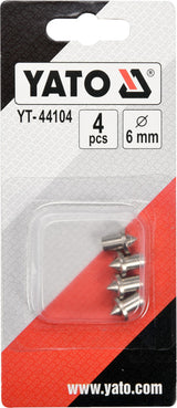 DOWELLING CENTRE POINTS 6MM/ 4PCS (YT-44104)