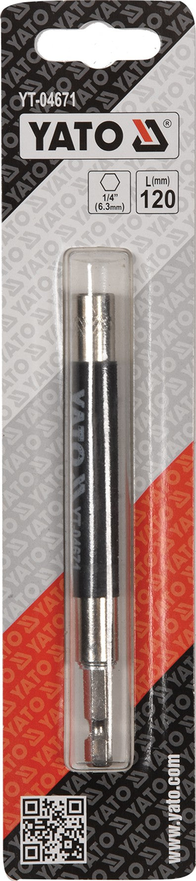 SCREWDRIVER BIT HOLDER 1/4 X 120MM (YT-04671)