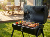 PORTABLE CHARCOAL GRILL, 2 X GRID 34X21CM (99929)