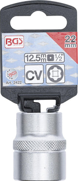 SOCKET, SUPER LOCK | 12.5 MM (1/2") DRIVE | 22 MM (2422)
