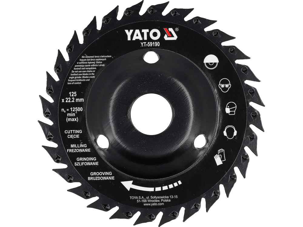 SAW RASP TAPERED 125MM (YT-59190)