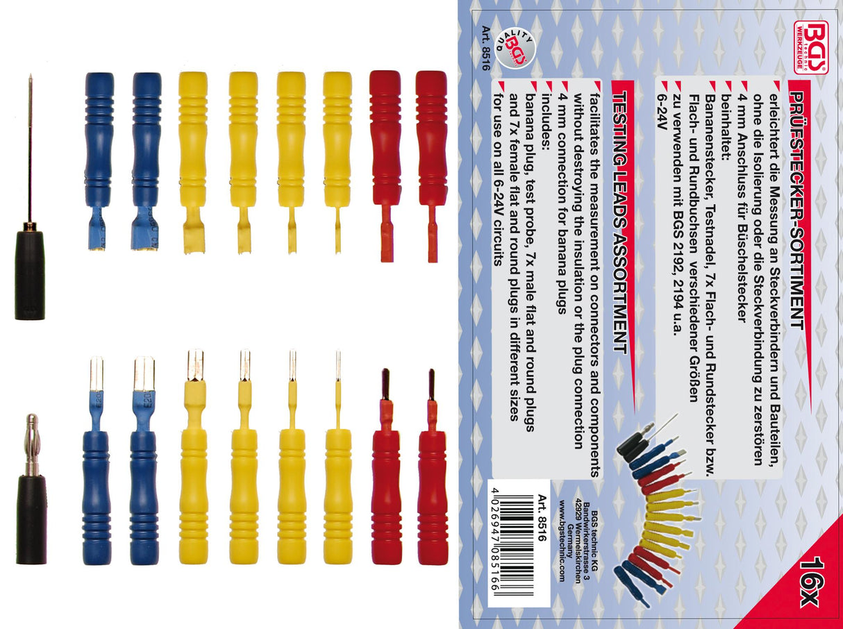 PROBE ASSORTMENT | 16 PCS. (8516)