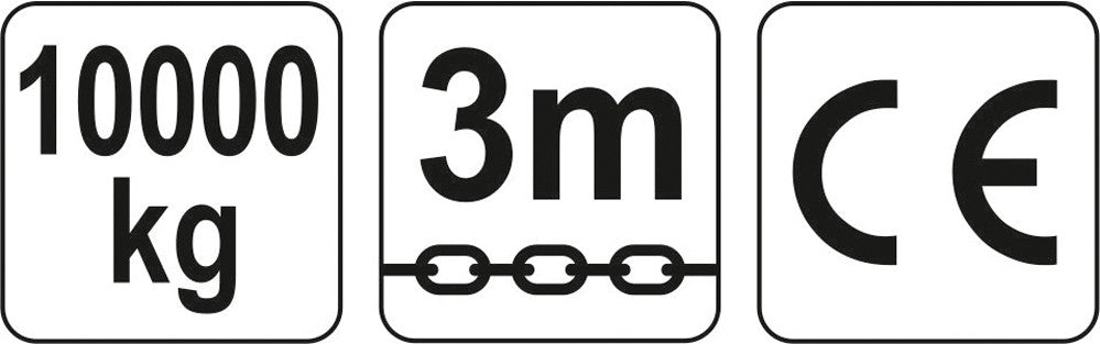 CHAIN HOIST 3M, 10 T (YT-58957)
