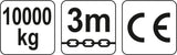CHAIN HOIST 3M, 10 T (YT-58957)