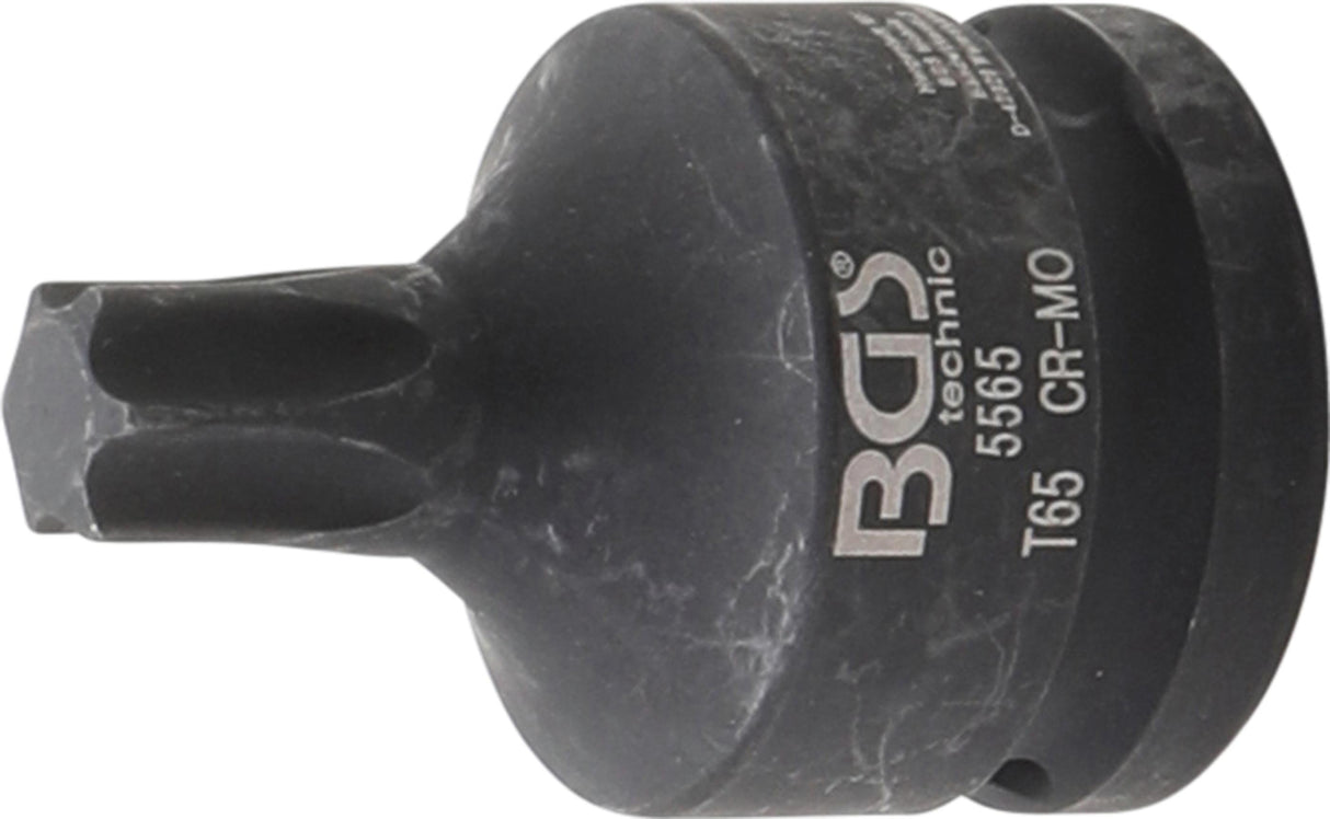 IMPACT BIT SOCKET | 20 MM (3/4") DRIVE | T-STAR (FOR TORX) T65 (5565)