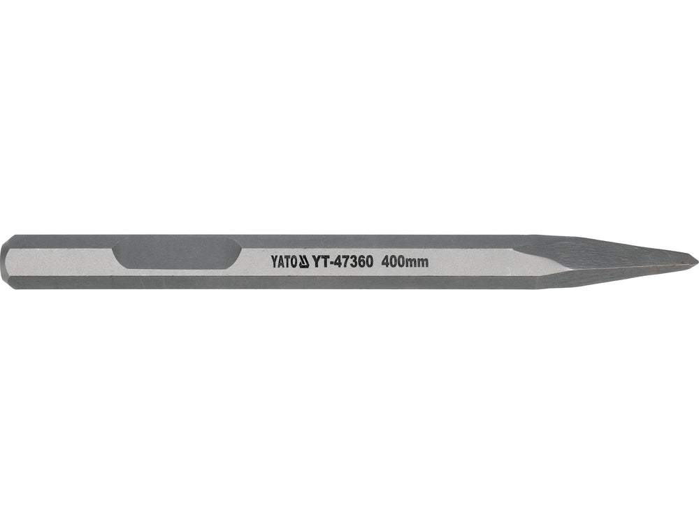 POINTED CHISEL | HEX 28 MM | 400 MM (YT-47360)