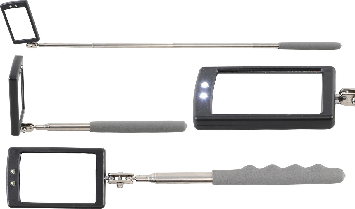 LED TELESCOPE INSPECTION MIRROR | 290 - 876 MM (99302)